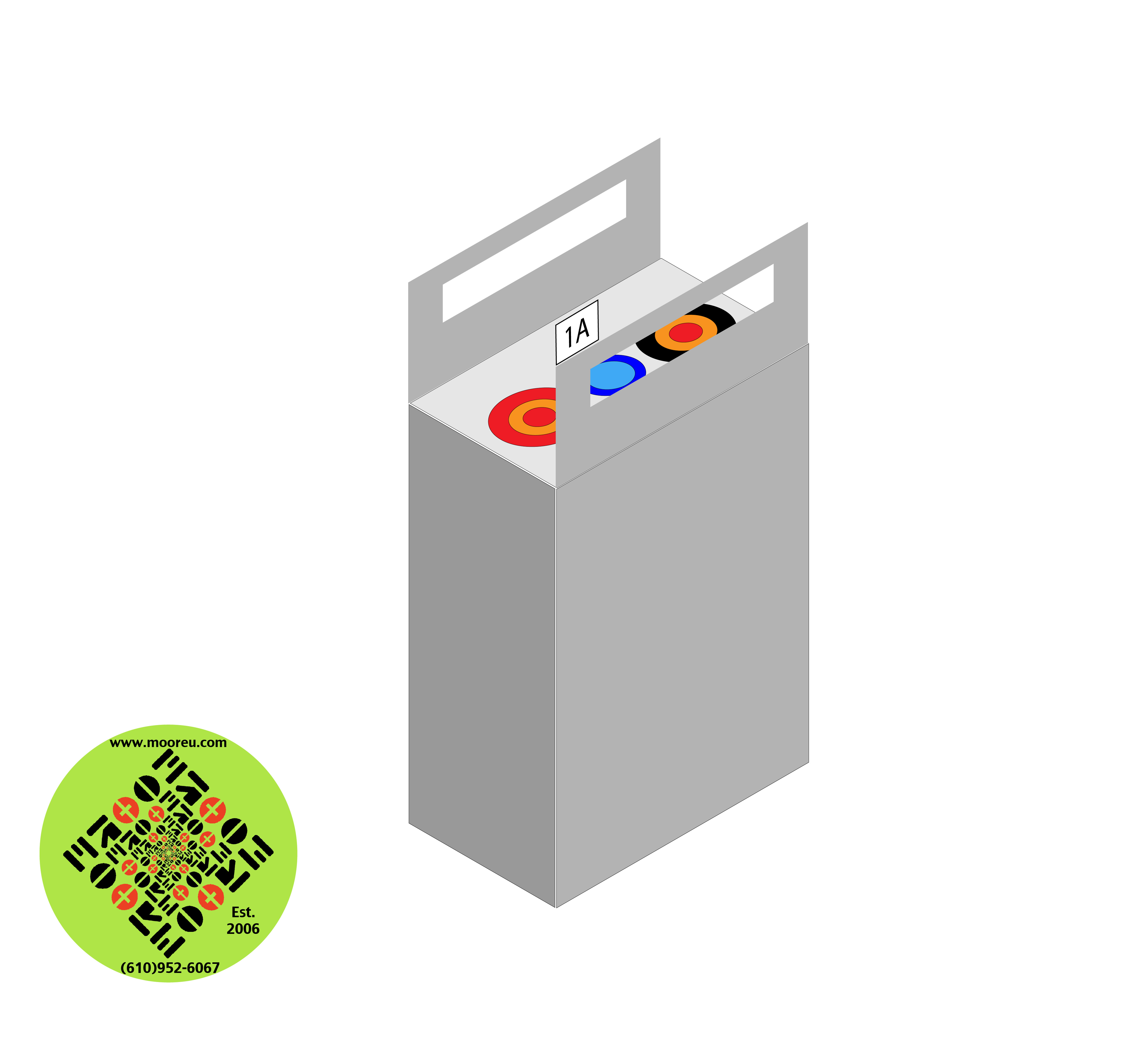 Product image for Battery Recycle East Penn Deka Solar G75 15 1581 1Cell Steel Jacket 0 3125