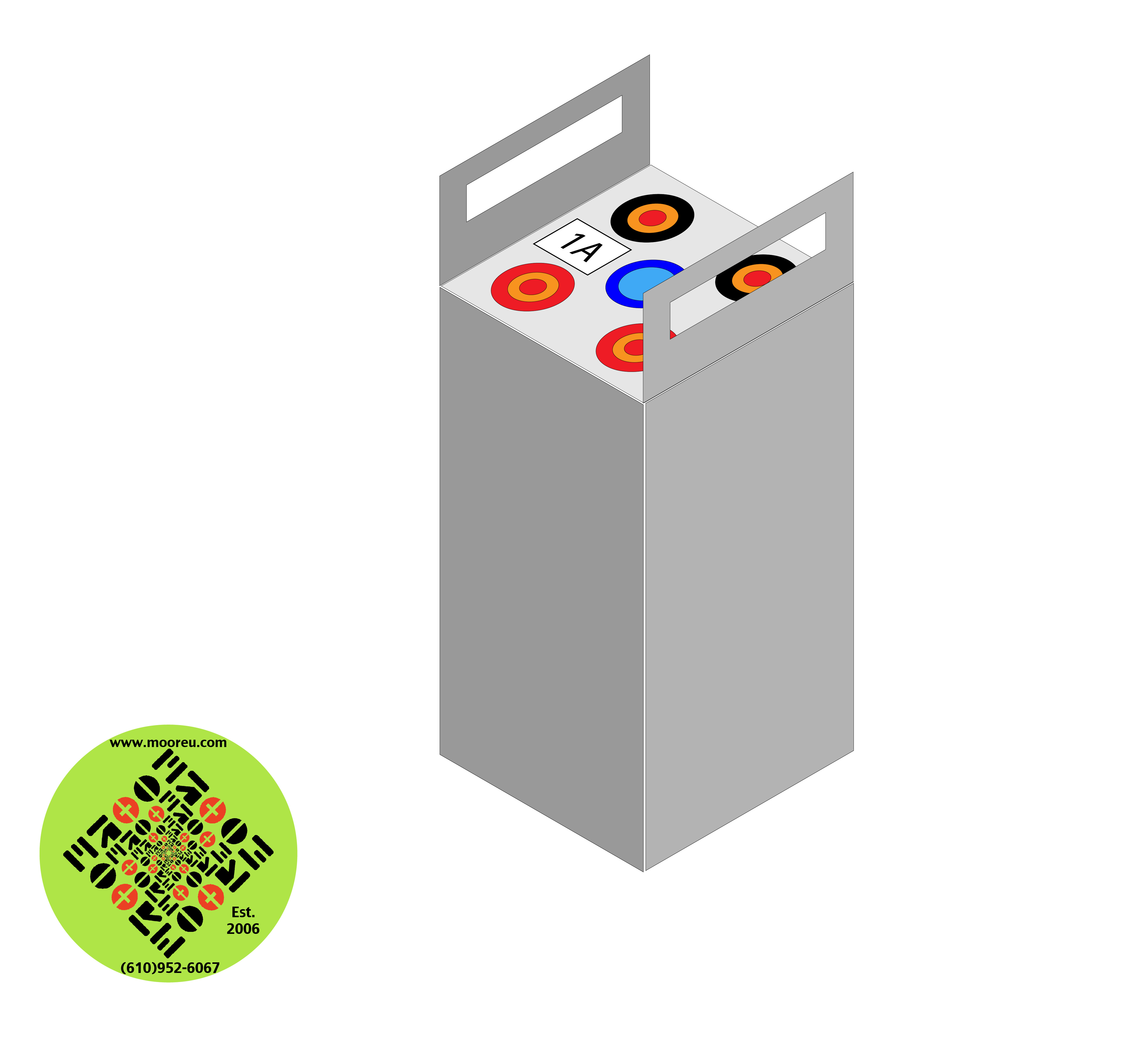 Product image for Battery Recycle East Penn Deka Solar G105 25 1581 1Cell Steel Jacket 0 3125