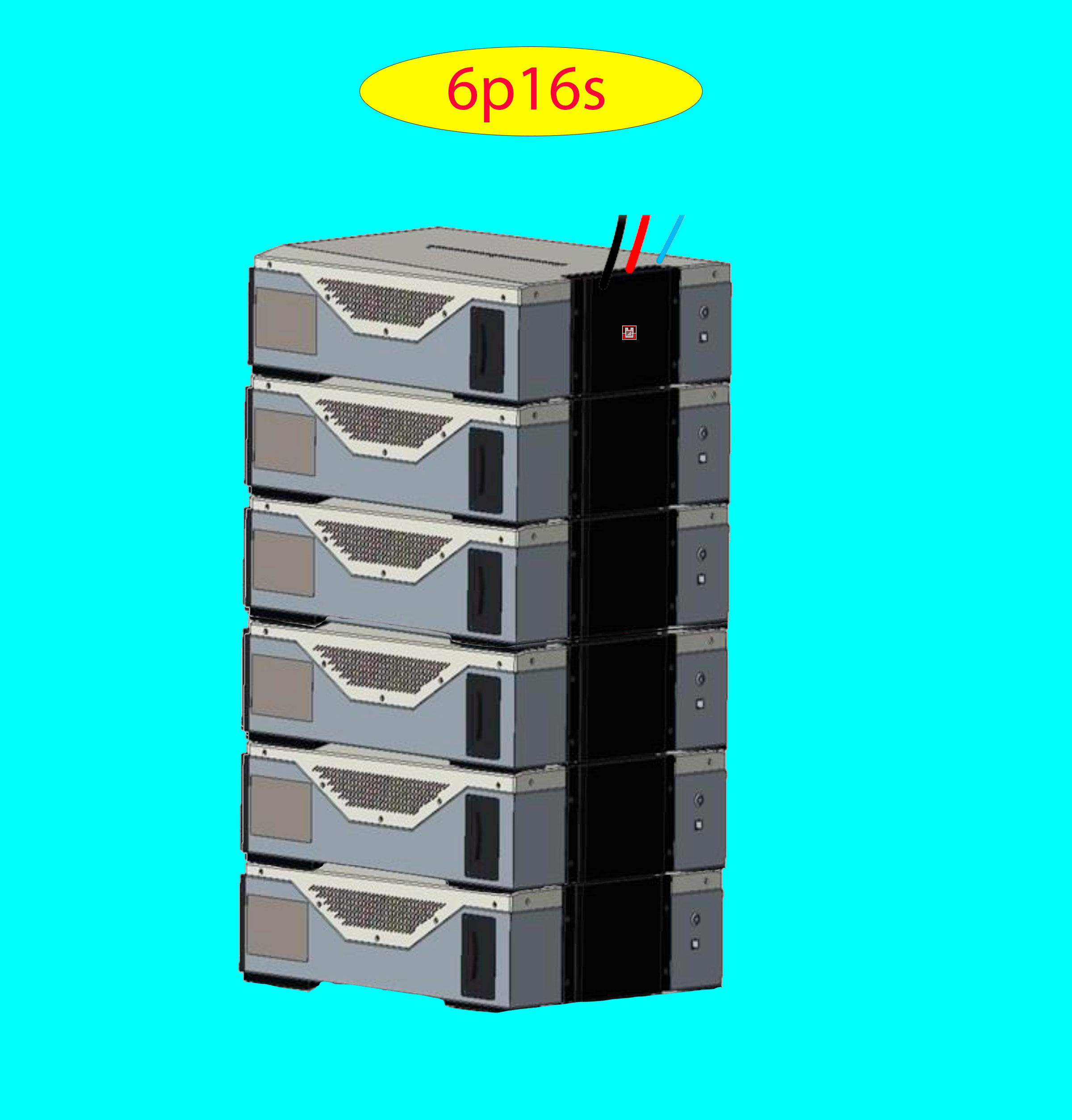 Product image for Battery Recycle East Penn Battery Deka Duration 6p16s LV DD5300 w 1CLUSTER 1STACK 0.25