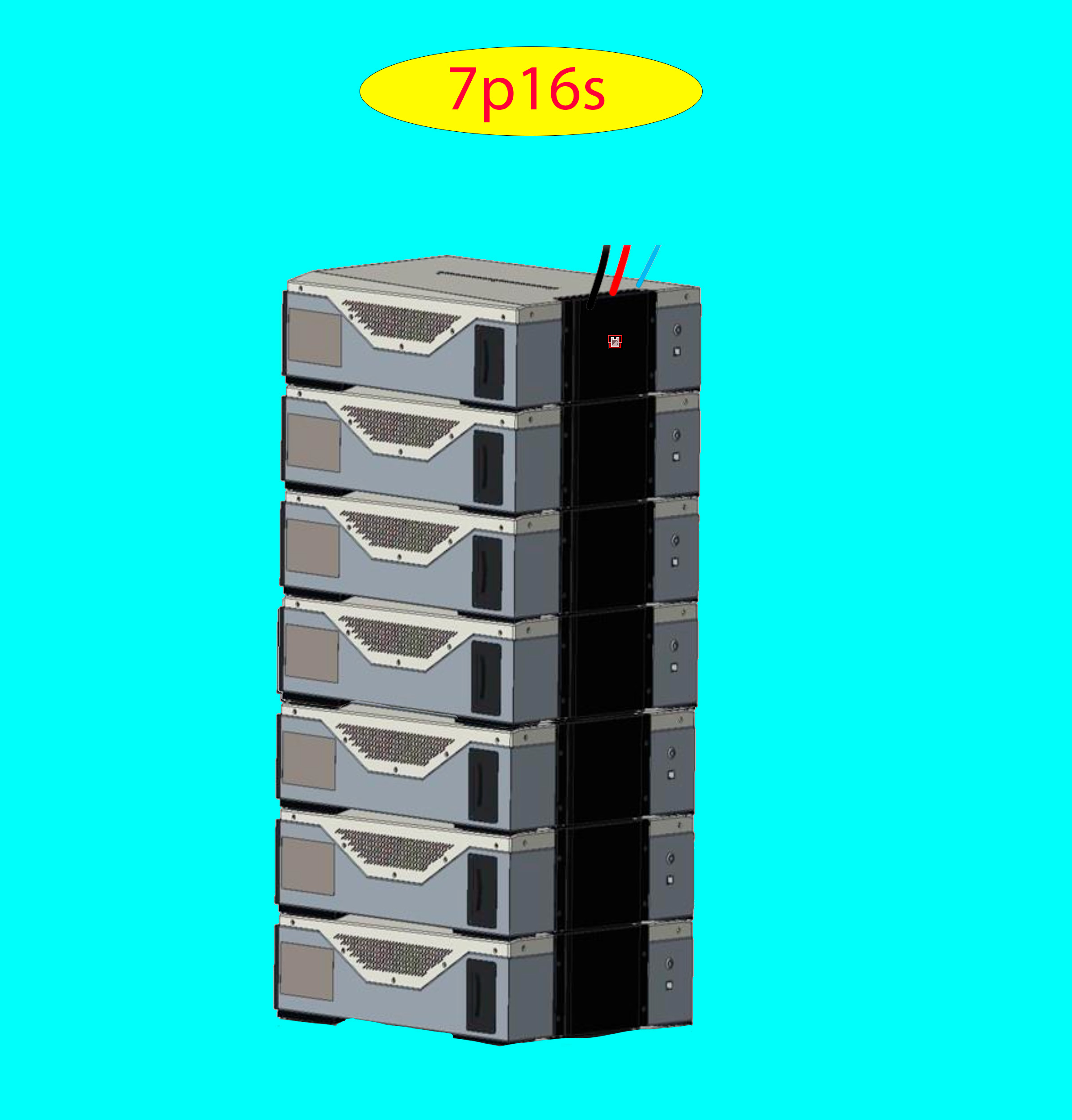 Product image for Battery Recycle East Penn Battery Deka Duration 7p16s LV DD5300 w 1CLUSTER 1STACK 0.25