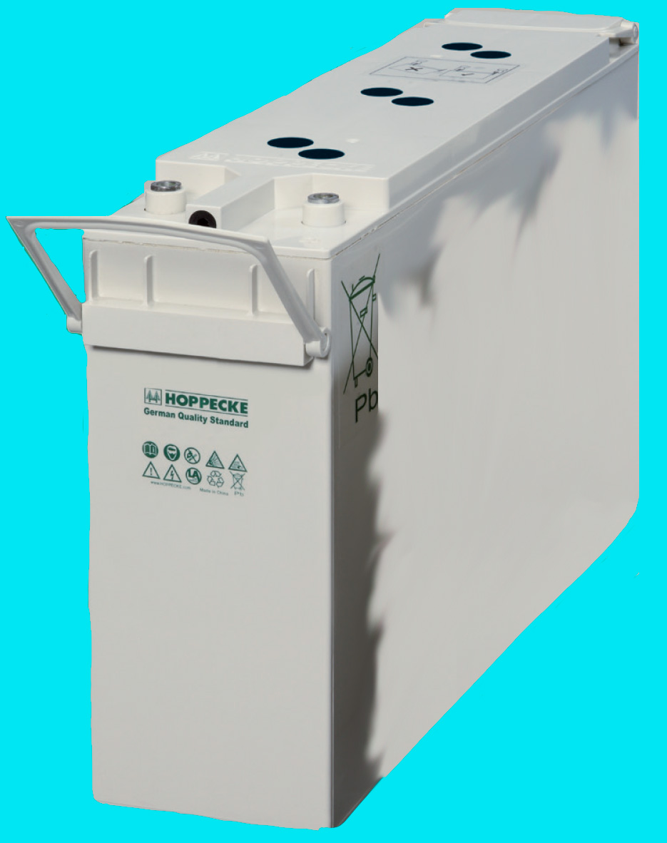 Product image for Battery Recycle Hoppecke grid power com VRX Series VRXFT12 180 V0 M8