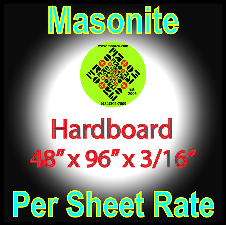 Product image for Logistic Services Masonite Hardboard 3/16