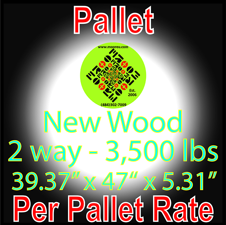 Product image for Logistic Services Pallet New Wood 2 way 3500 039 37 047 00 005 31 030 00