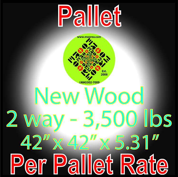 Product image for Logistic Services Pallet New Wood 2 way 3500 042 00 042 00 005 31 042 00