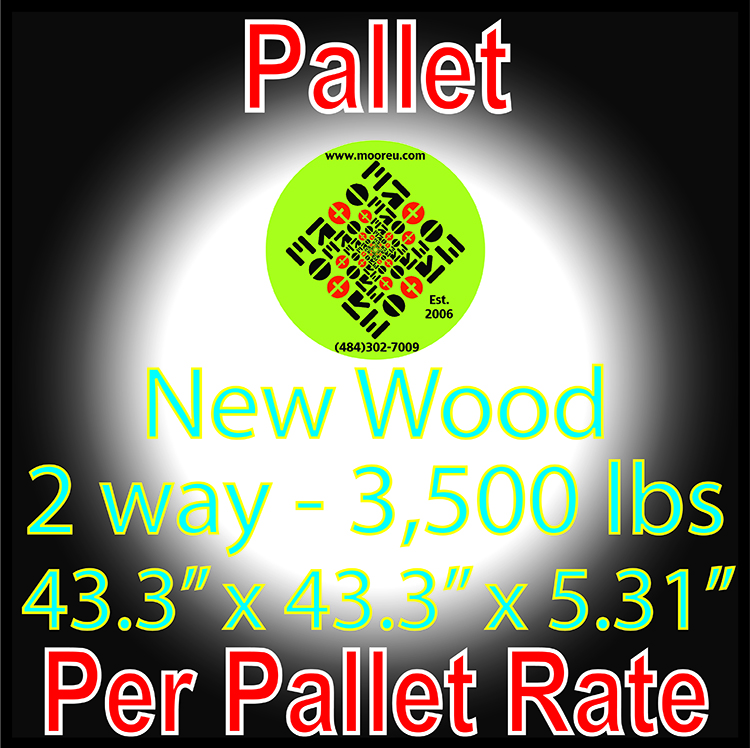 Product image for Logistic Services Pallet New Wood 2 way 3500 043 30 043 30 005 31 042 00