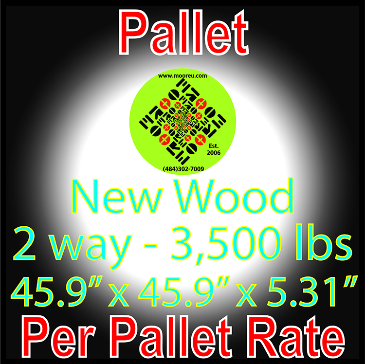 Product image for Logistic Services Pallet New Wood 2 way 3500 045 90 045 90 005 31 042 00