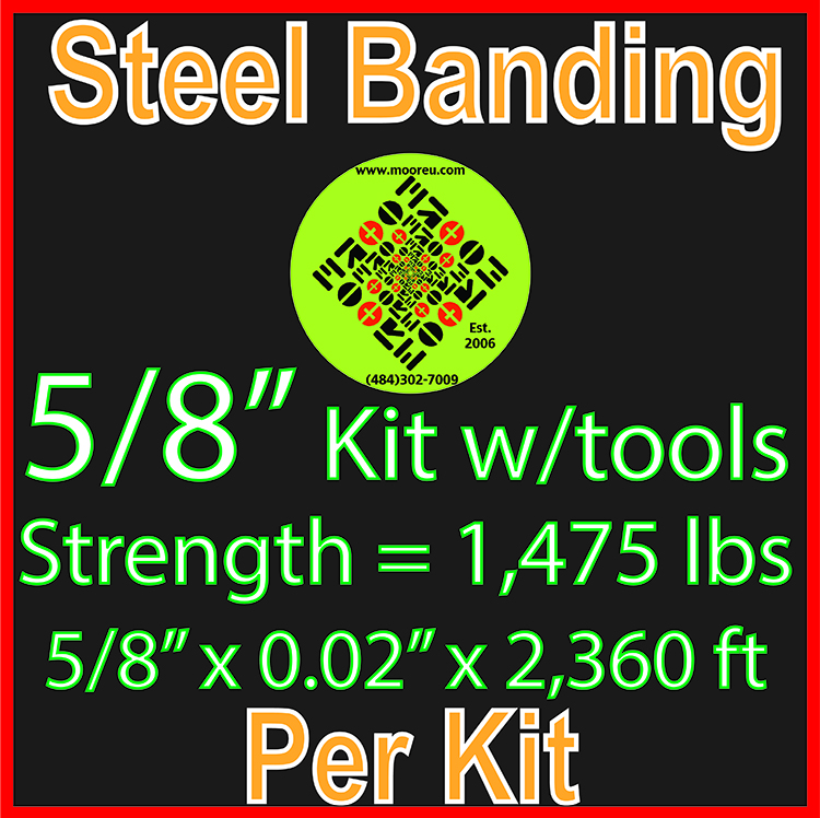 Product image for Logistic Services Steel Strapping Kits   5/8