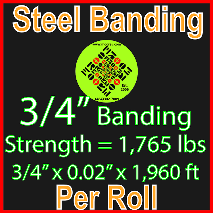 Product image for Logistic Services Steel Strapping Roll   3/4