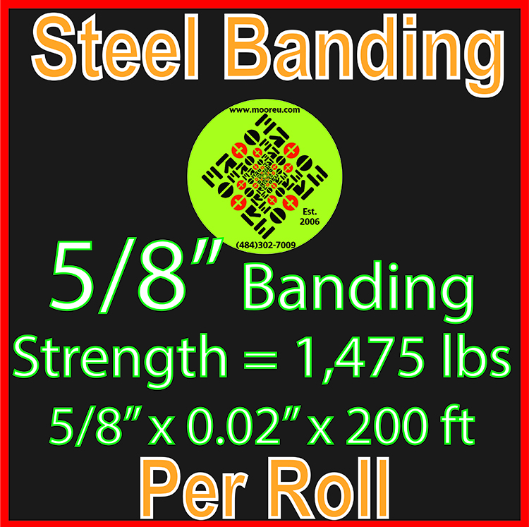 Product image for Logistic Services Steel Strapping Roll   5/8